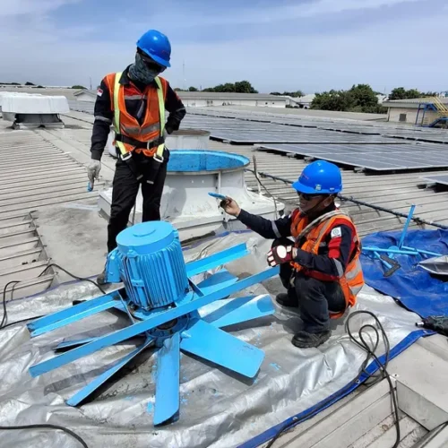 Jasa Maintenance Fan Roof